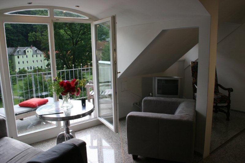 Apartmenthaus Albrechtsburg Bad Schandau Rum bild